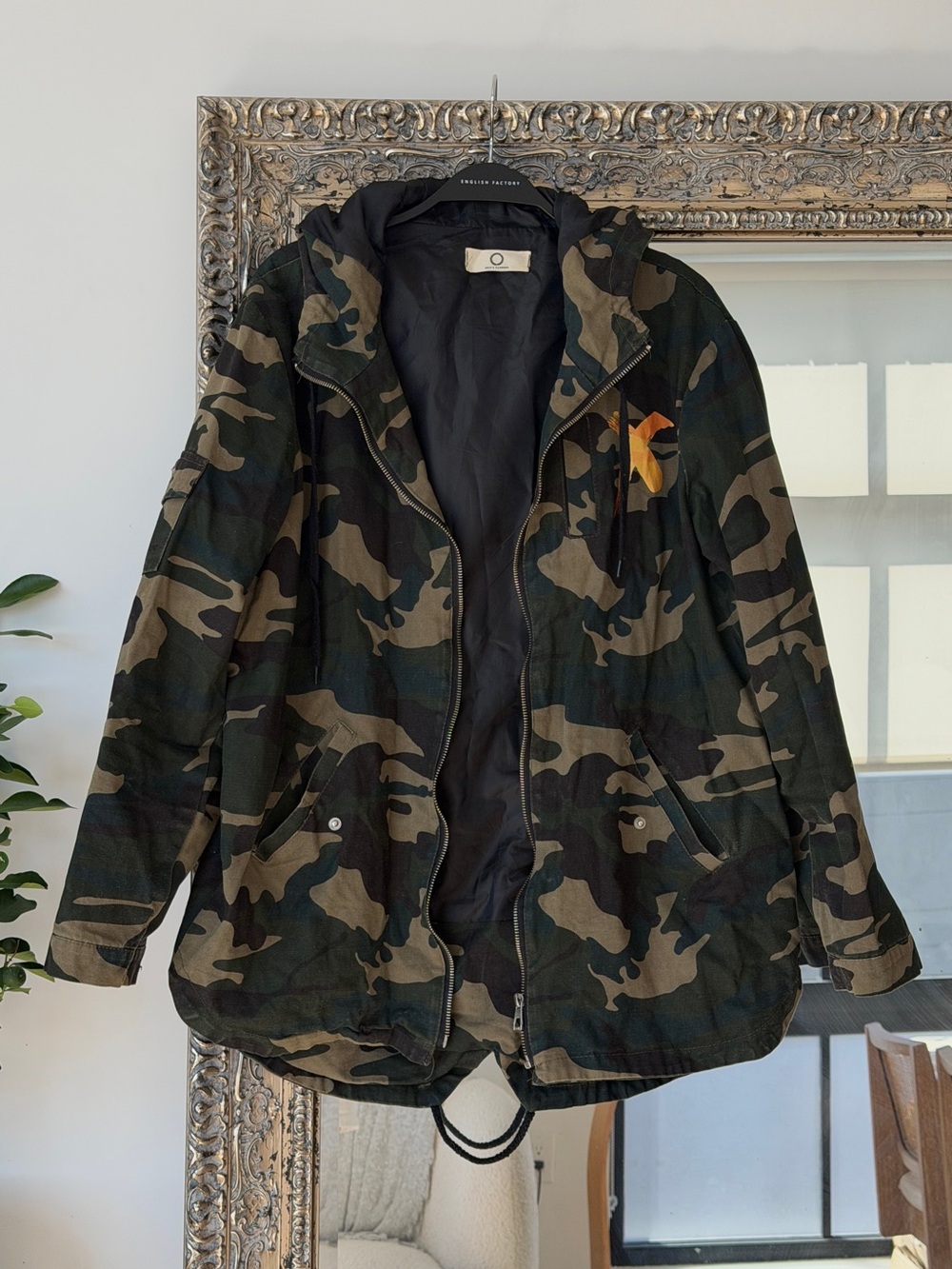 Men’s Oversize Camo Jacket // size medium